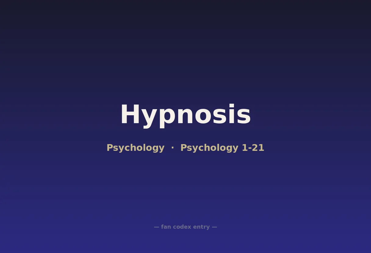 Hypnosis